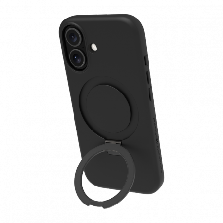 dbramante1928 Iceland Ultra - Back cover for mobile phone - rugged - kickstand - MagSafe compatibility - D3O, plastic - black - for Apple iPhone 17 - 4