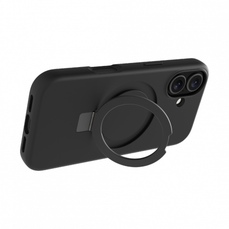 dbramante1928 Iceland Ultra - Back cover for mobile phone - rugged - kickstand - MagSafe compatibility - D3O, plastic - black - for Apple iPhone 17 - 5