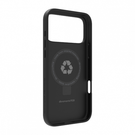 dbramante1928 Iceland Ultra - Back cover for mobile phone - rugged - kickstand - MagSafe compatibility - D3O, plastic - black - for Apple iPhone 17 Pro Max - 1