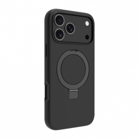 dbramante1928 Iceland Ultra - Back cover for mobile phone - rugged - kickstand - MagSafe compatibility - D3O, plastic - black - for Apple iPhone 17 Pro Max - 3