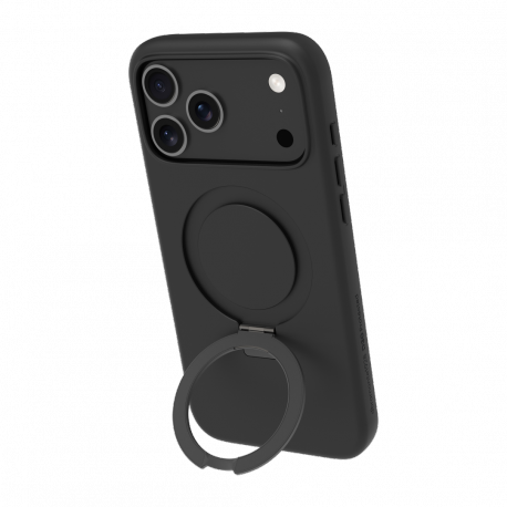 dbramante1928 Iceland Ultra - Back cover for mobile phone - rugged - kickstand - MagSafe compatibility - D3O, plastic - black - for Apple iPhone 17 Pro Max - 4