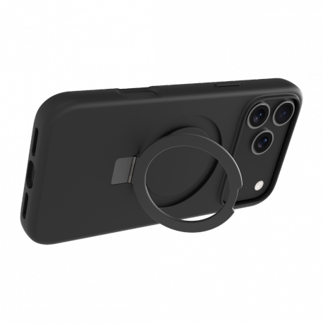 dbramante1928 Iceland Ultra - Back cover for mobile phone - rugged - kickstand - MagSafe compatibility - D3O, plastic - black - for Apple iPhone 17 Pro Max - 5