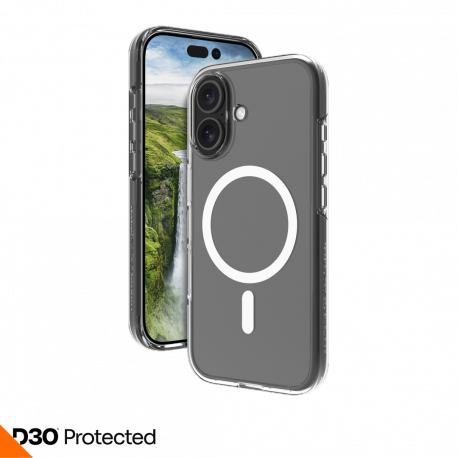 dbramante1928 Iceland Ultra - Back cover for mobile phone - MagSafe compatibility - D3O, 100% recycled plastic - clear - for Apple iPhone 17 - 0