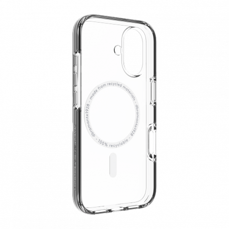 dbramante1928 Iceland Ultra - Back cover for mobile phone - MagSafe compatibility - D3O, 100% recycled plastic - clear - for Apple iPhone 17 - 1