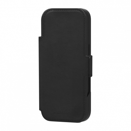 dbramante1928 Lynge - Flip cover for mobile phone - MagSafe compatibility - full-grain leather - black - for Apple iPhone Air - 3
