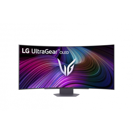 LG UltraGear 45GX90SA-B - OLED monitor - gaming - curved - 45" (44.5" viewable) - 3440 x 1440 UWQHD @ 240 Hz - 1300 cd/m² - 1500000:1 - DisplayHDR 400 True Black - 0.03 ms - 2xHDMI, DisplayPort, USB-C - speakers - black - 3