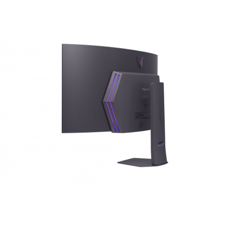 LG UltraGear 45GX90SA-B - OLED monitor - gaming - curved - 45" (44.5" viewable) - 3440 x 1440 UWQHD @ 240 Hz - 1300 cd/m² - 1500000:1 - DisplayHDR 400 True Black - 0.03 ms - 2xHDMI, DisplayPort, USB-C - speakers - black - 6