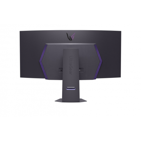 LG UltraGear 45GX90SA-B - OLED monitor - gaming - curved - 45" (44.5" viewable) - 3440 x 1440 UWQHD @ 240 Hz - 1300 cd/m² - 1500000:1 - DisplayHDR 400 True Black - 0.03 ms - 2xHDMI, DisplayPort, USB-C - speakers - black - 7