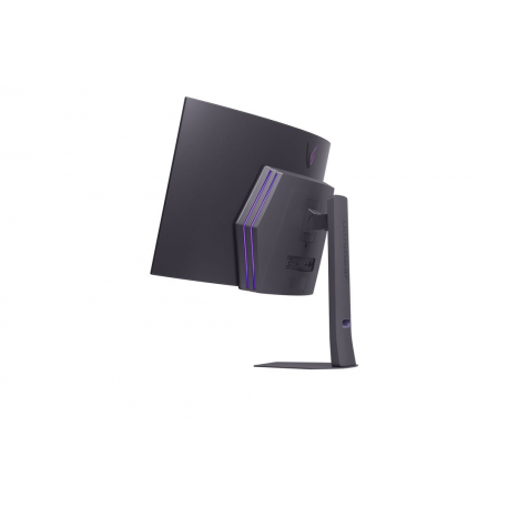 LG UltraGear 45GX90SA-B - OLED monitor - gaming - curved - 45" (44.5" viewable) - 3440 x 1440 UWQHD @ 240 Hz - 1300 cd/m² - 1500000:1 - DisplayHDR 400 True Black - 0.03 ms - 2xHDMI, DisplayPort, USB-C - speakers - black - 9