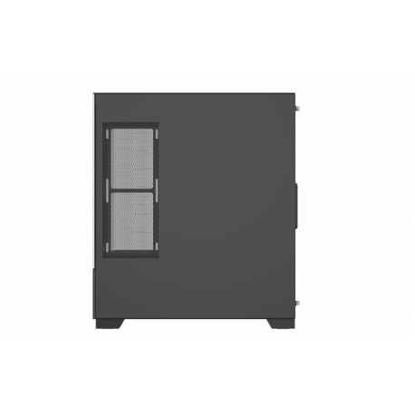 Xilence Xilent Beam - Midi-tower - ATX - windowed side panel (tempered glass) - no power supply (ATX) - black - USB/Audio - 11