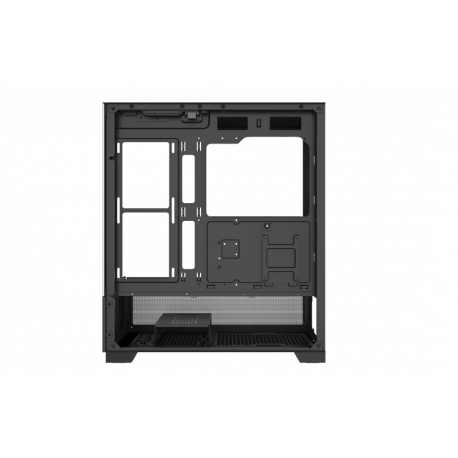 Xilence Xilent Beam - Midi-tower - ATX - windowed side panel (tempered glass) - no power supply (ATX) - black - USB/Audio - 12
