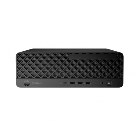 HP ProDesk 4 G1i AI - SFF Core Ultra 7 265 / up to 5.3 GHz - vPro Enterprise - RAM 16 GB - SSD 512 GB - NVMe - Intel Graphics - IEEE 802.11ax (Wi-Fi 6E), Gigabit Ethernet, Bluetooth 5.3 - Win 11 Pro - monitor: none - jack black - Smart Buy - with HP Carbon Neutral Computing Services - To the Door Service for Desktop - 0