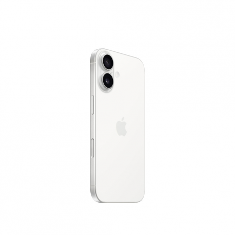 Apple iPhone 16 - 5G smartphone - dual-SIM  /  Internal Memory 128 GB - OLED display - 6.1" - 2556 x 1179 pixels - 2x rear cameras 48 MP, 12 MP - front camera 12 MP - white - 1