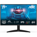 AOC Q27B36X - B36 Series - LCD monitor - 27" - 2560 x 1440 QHD @ 144 Hz - IPS - 300 cd / m² - 1500:1 - HDR10 - 0.5 ms - HDMI, DisplayPort - black