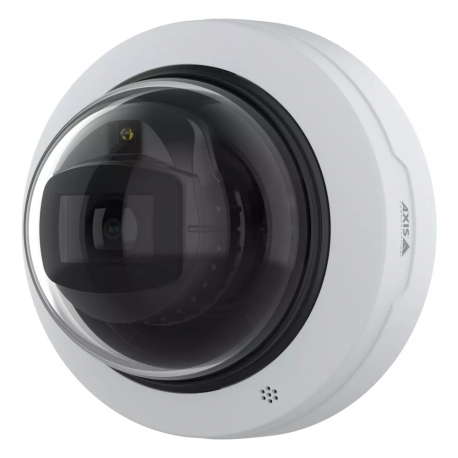 AXIS M42 Series M4228-LVE - Network surveillance camera - dome - outdoor - vandal resistant / weather resistant - colour (Day&Night) - 8 MP - 3840 x 2160 - 4K - vari-focal - audio - LAN 10/100 - H.264, H.265, MPEG-4 Part 10, AVC, MPEG-H Part 2, HEVC, MJPEG - PoE Class 3 - TAA Compliant - 3