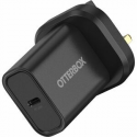 OtterBox - Power adapter - 20 Watt - PD (24 pin USB-C) - black