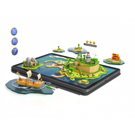 Lenovo Tab ZAEH - Tablet - Android 14 or later - 128 GB eMMC - 10.1" IPS (1920 x 1200) - microSD slot - luna grey - 10