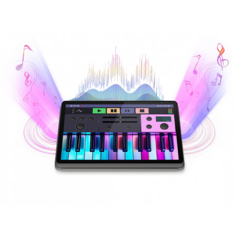 Lenovo Tab ZAEH - Tablet - Android 14 or later - 128 GB eMMC - 10.1" IPS (1920 x 1200) - microSD slot - luna grey - 11