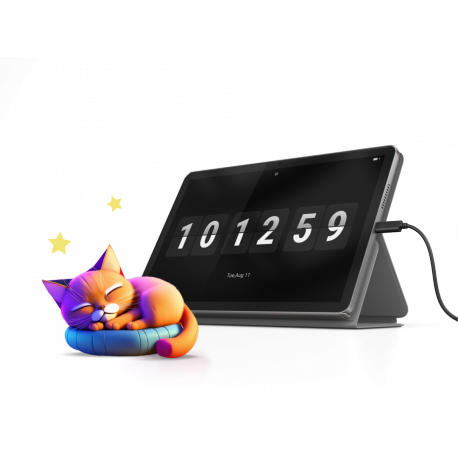 Lenovo Tab ZAEH - Tablet - Android 14 or later - 128 GB eMMC - 10.1" IPS (1920 x 1200) - microSD slot - luna grey - 15