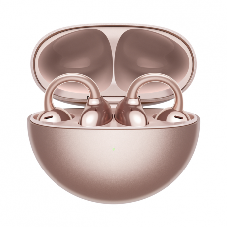 Huawei FreeClip - True wireless earphones with mic - open ear - over-the-ear mount - Bluetooth - rose gold - 0