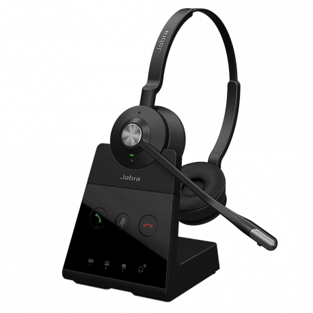 Jabra Engage 65 SE Stereo - Headset - on-ear - DECT - wireless - Zoom Certified, UC certified, Google Meet Certified, Amazon Chime Certified, Works With Chromebook Certified, Certified for Microsoft Teams Open Office - 0