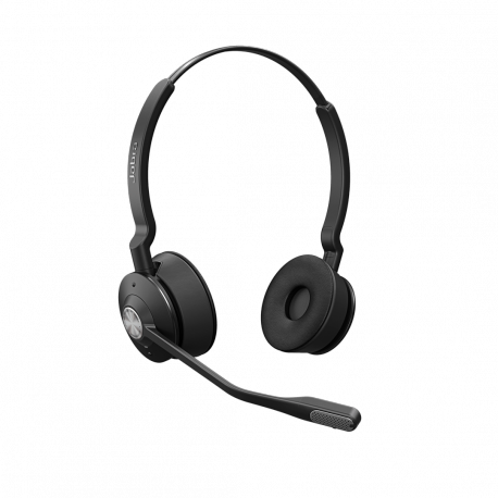 Jabra Engage 65 SE Stereo - Headset - on-ear - DECT - wireless - Zoom Certified, UC certified, Google Meet Certified, Amazon Chime Certified, Works With Chromebook Certified, Certified for Microsoft Teams Open Office - 1