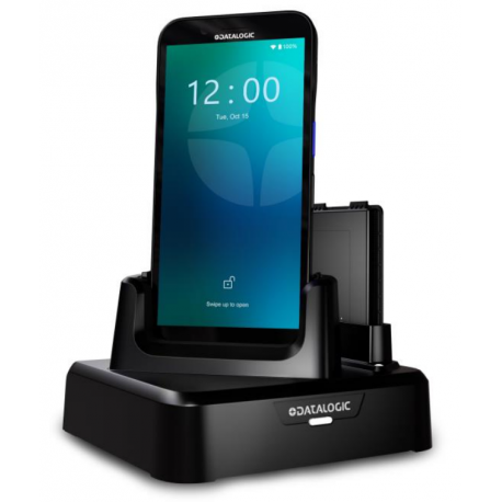 Datalogic - Charge and sync dock - single slot, with a spare battery slot - output connectors: 1 - 0