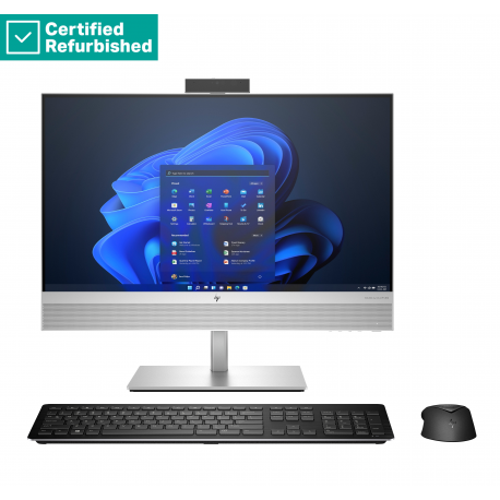 RENEW SILVER HP Elite 840 G9 AIO All-In-One 24 - i5-13500, 16GB, 512GB SSD, 23.8 FHD Touch AG, WiFi, Height Adjustable, Win 11 P - 0