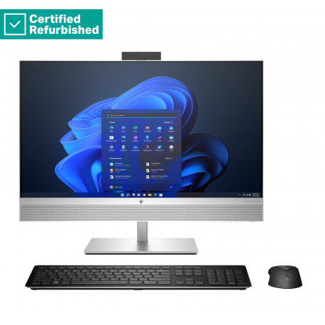 RENEW SILVER HP Elite 870 G9 AIO All-In-One 27 - i9-14900, 64GB, 2TB SSD, 27 QHD Non-Touch AG, Height Adjustable, USB Mouse, Win - 0