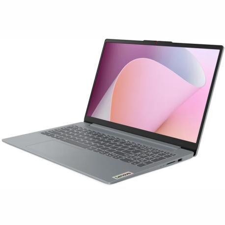 Lenovo IdeaPad Slim 3 15AMN8 82XQ - 180-degree hinge design - AMD Ryzen 3 - 7320U  /  up to 4.1 GHz - Win 11 Home - Radeon 610M - 16 GB RAM - 512 GB SSD NVMe - 15.6" TN 1920 x 1080 (Full HD) - Wi-Fi 6 - arctic grey - kbd: English - Europe - 4
