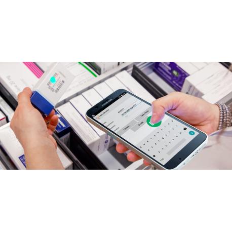 Datalogic Memor 17 Healthcare - Data collection terminal - rugged - Android 13 or later - 64 GB UFS card - 6" LTPS (1080 x 2160) - rear camera + front camera - barcode reader - (2D imager) - USB host - microSD slot - Wi-Fi 6E, 802.11 d / h / i / k / r / v / w / mc, Bluetooth, NFC - 5G - white - 2