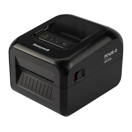 PC42E-D, Direct Thermal Printer, Black, 300 dpi, USB, Ethernet, Serial Port, No Power Cord  - 2
