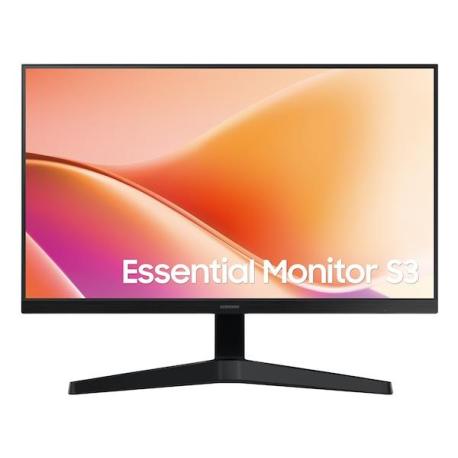 Samsung Essential S3 S24F330EAU - S33GF Series - LED monitor - 24" - 1920 x 1080 Full HD (1080p) @ 100 Hz - VA - 250 cd / m² - 3000:1 - 5 ms - HDMI, VGA - black - 0