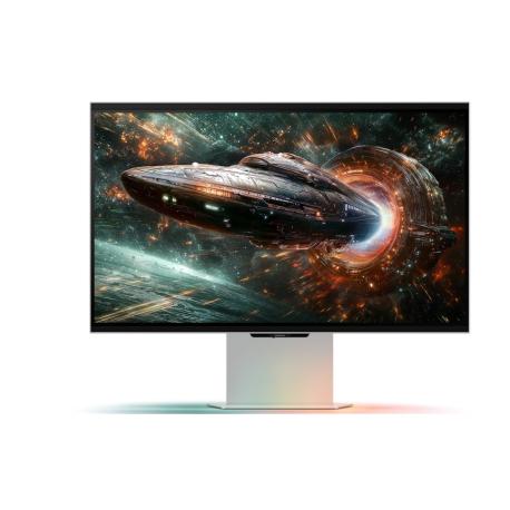 Samsung Odyssey 3D S27FG902XU - G90XF Series - LED monitor - 27" - 3840 x 2160 4K @ 165 Hz - IPS - 350 cd/m² - 1000:1 - HDR10 - 1 ms - 2xHDMI, DisplayPort - speakers - silver - 0