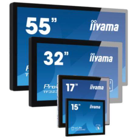 iiyama ProLite TF3215MC-B2AG - LCD monitor - 32" (31.5" viewable) - open frame - touchscreen - 1920 x 1080 Full HD (1080p) - VA - 500 cd/m² - 3000:1 - 8 ms - HDMI, VGA, DisplayPort - black - 0