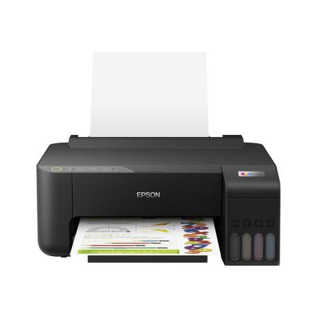 Epson EcoTank L1270 - Printer - colour - ink-jet - ITS - A4 - 5760 x 1440 dpi - up to 10 ppm (mono)  /  up to 5 ppm (colour) - capacity: 100 sheets - USB, Wi-Fi - black - 0
