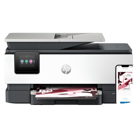 HP Officejet Pro 8122e All-in-One - Multifunction printer - colour - ink-jet - Legal (216 x 356 mm) (original) - A4 / Legal (media) - up to 12 ppm (copying) - up to 20 ppm (printing) - 225 sheets - USB 2.0, LAN, Wi-Fi(ac), Bluetooth - light cement - 0