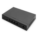 DIGITUS - Switch - unmanaged - 4 x 10 / 100 / 1000 (PoE) + 1 x 10 / 100 / 1000 (uplink) - desktop - PoE (60 W)
