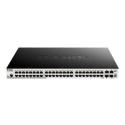 D-Link DGS 1510-52XMP - Switch - L3 - smart - 48 x 10 / 100 / 1000 (PoE+) + 4 x 10 Gigabit SFP+ - desktop, rack-mountable - PoE+ (370 W)