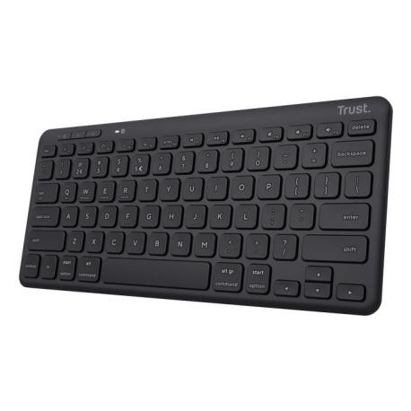 Trust Lyra - Keyboard - low profile - wireless - 2.4 GHz, Bluetooth 5.0 - 0