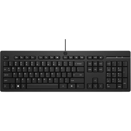 HP 125 G2 - Keyboard - USB - QWERTY - International English - bulk - 0