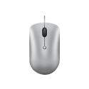 Lenovo 540 - Mouse - compact - optical - 4 buttons - wired - cloud grey - retail