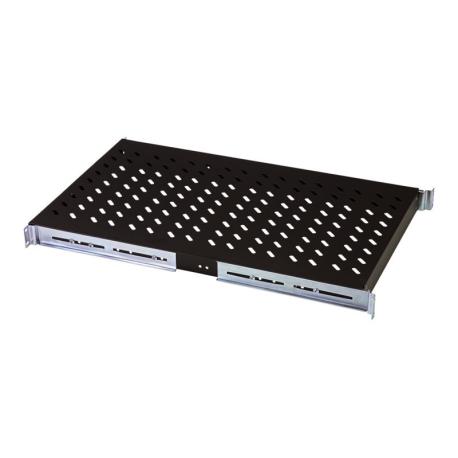 Digitus - Rack shelf - black, RAL 9005 - 1U - 19" - 0
