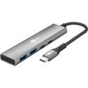 goobay - Hub - 5 Gbit / s, slim - 2 x USB 3.2 + 2 x USB-C 3.2 - desktop