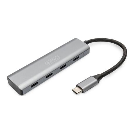 DIGITUS DA-70246 - Hub - 4 x USB-C - desktop - 0
