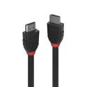 Lindy Black Line - Standard - HDMI cable - HDMI male to HDMI male - 7.5 m - triple shielded - black - round, 4K30Hz (4096 x 2160) support