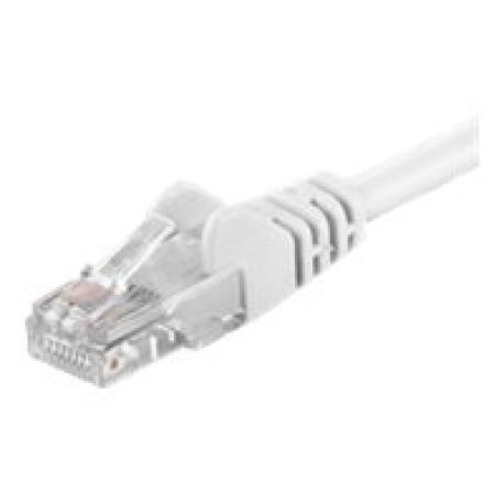 Goobay - Network cable - RJ-45 (M) to RJ-45 (M) - 1 m - UTP - CAT 6 - molded - white - 0