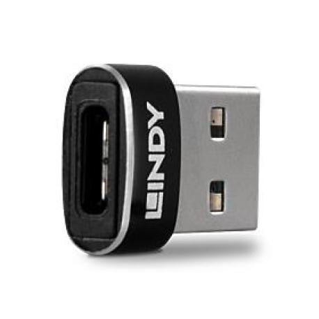 Lindy - USB adapter - USB (M) to USB-C (F) - USB 2.0 - 0