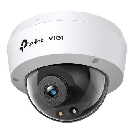 TP-Link VIGI C250 V1 - Network surveillance camera - pan  /  tilt - dome - vandal  /  waterproof - colour (Day&Night) - 5 MP - 2880 x 1620 - M12 mount - fixed focal - audio - LAN 10 / 100 - H.265+, H.265, H.264+, H.264 - DC 12 V  /  PoE - 0
