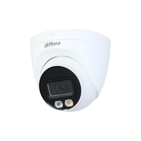 Dahua WizSense 2 Series IPC-HDW2449T-S-IL - Network surveillance camera - eyeball - dustproof  /  waterproof - colour (Day&Night) - 4 MP - 2688 x 1520 - 720p, 1080p - M12 mount - fixed iris - fixed focal - audio - Ethernet 10Base-T / 100Base-T - H.264H, H.265, H.264, H.264B, MJPEG - DC 12 V  /  PoE - 0